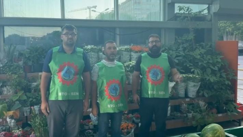 Migros'ta eylem: Queen Flowers çiçeklerini almayn